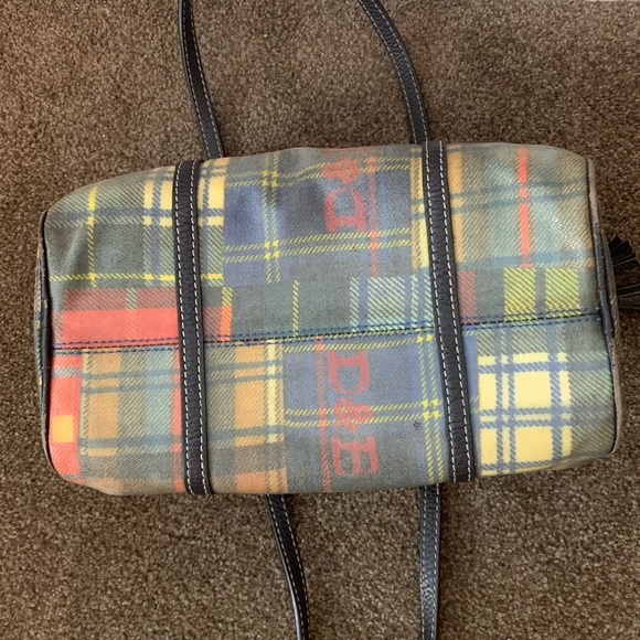 Retro Ladybug Plaid Downey & Bourke Shoulder Purse - Picture 6 of 10